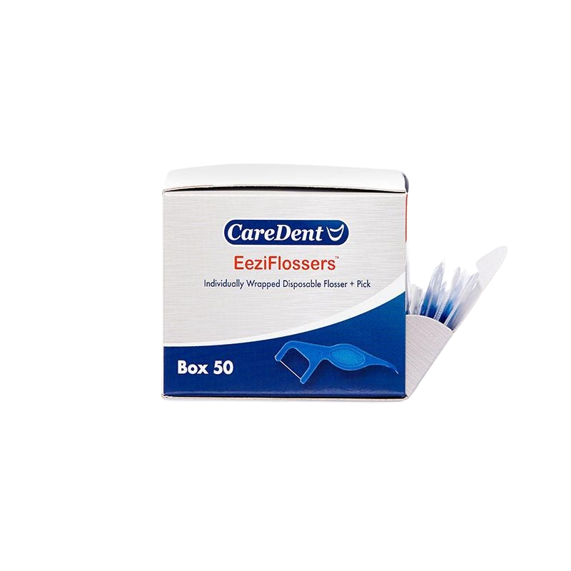 Caredent EeziFlossers UHMPE Professional Box Of 50