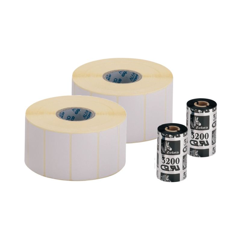 W&H Safe Label Kit 2 x Ink Ribbons & 2 x Label Rolls