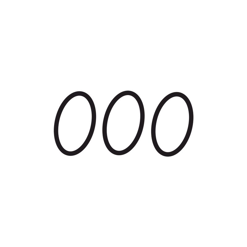 W&H Motor O-Rings Pack Of 3