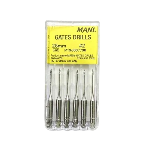 Mani Gate Glidden Drill 28mm #2 Pack Of 6