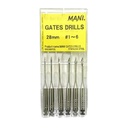 Mani Gate Glidden Drill 28mm #6 Pack Of 6