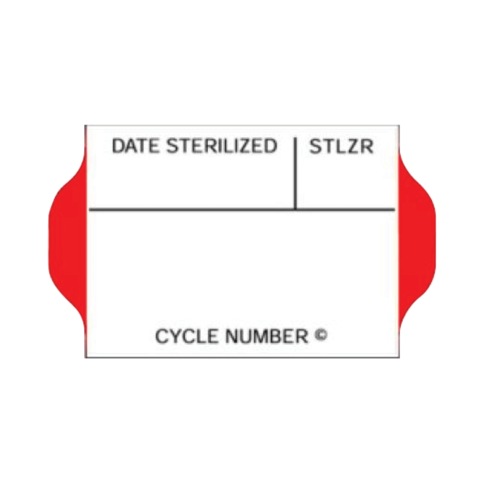 Getinge Meditrax TTS Batch Labels Red 6034332124 Roll Of 850 Labels 