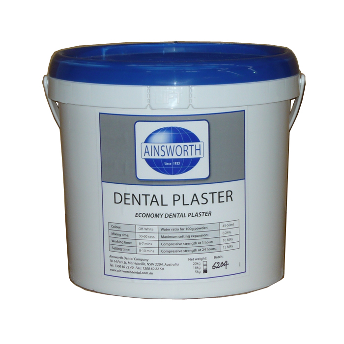Ainsworth Dental Plaster 5kg Pail
