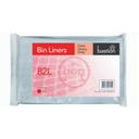 Bastion Extra Heavy Duty Bin Liners 82 Litre Black Carton Of 200