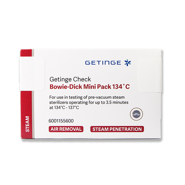 Getinge Check Bowie-Dick Mini Pack 134°C Pack Of 30