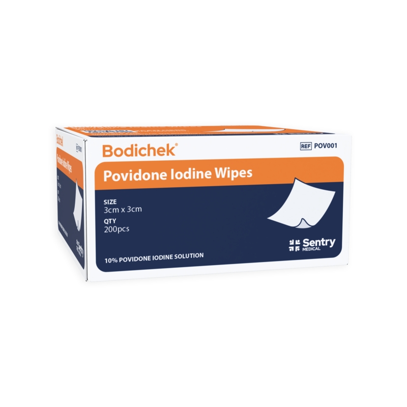 Sentry Bodichek Povidone Iodine Antiseptic Wipes Box Of 200