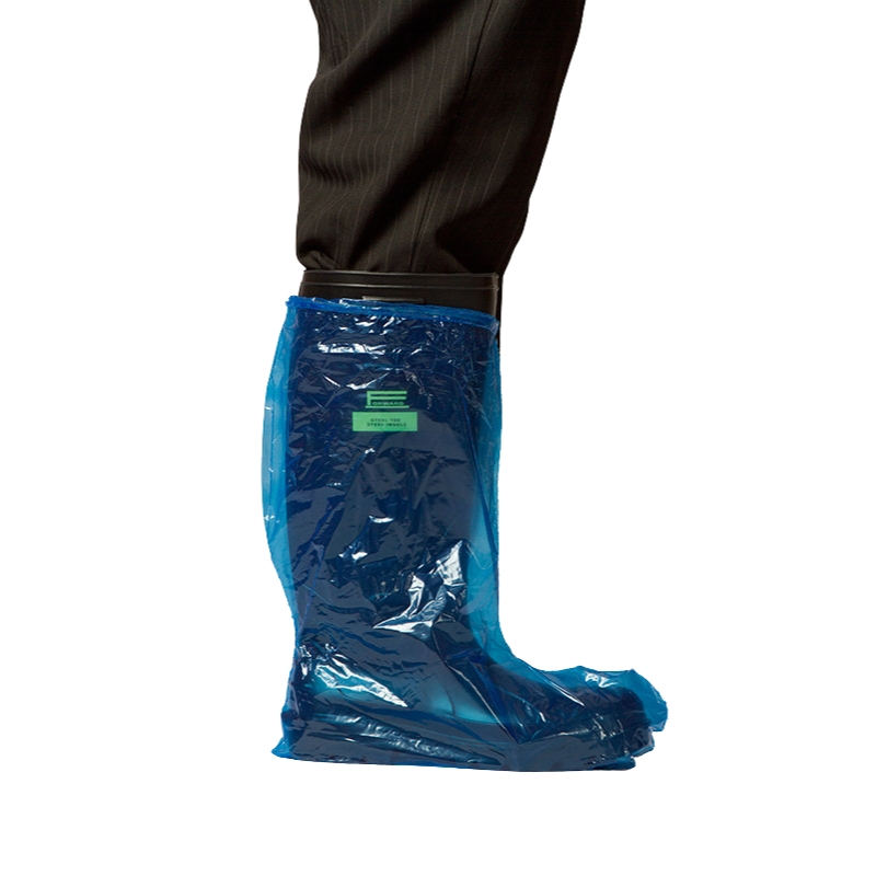 Bastion Polyethylene Boot Cover Blue Carton Of 500