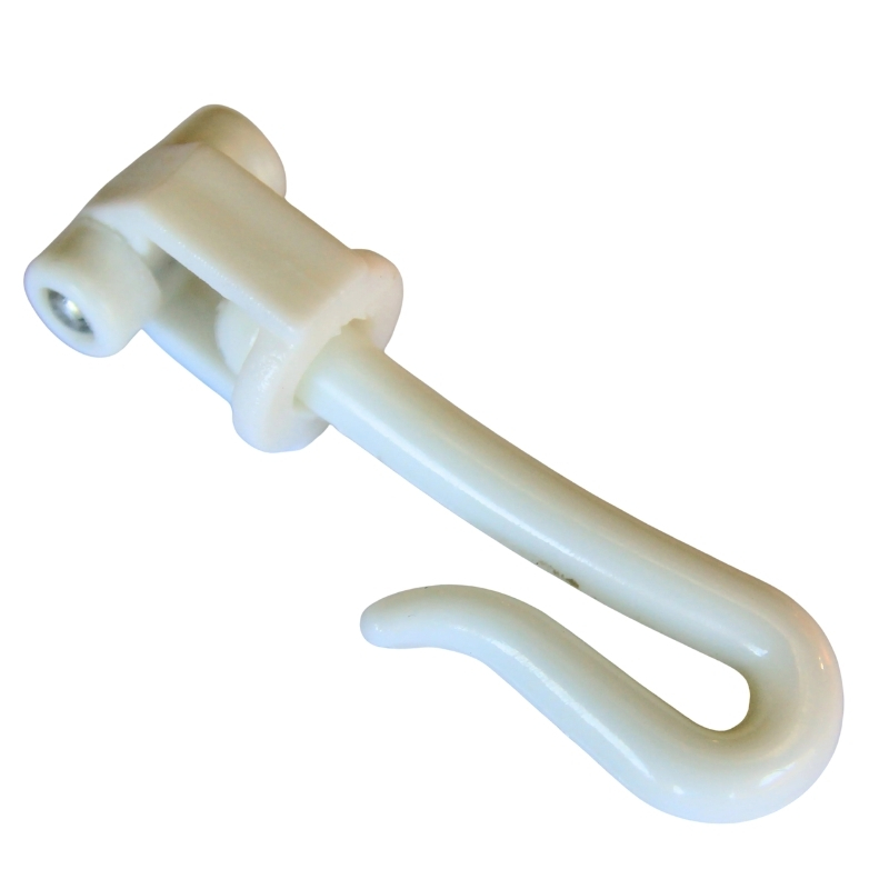 Haines Antimicrobial Medical Curtains Roller Hooks Box Of 50