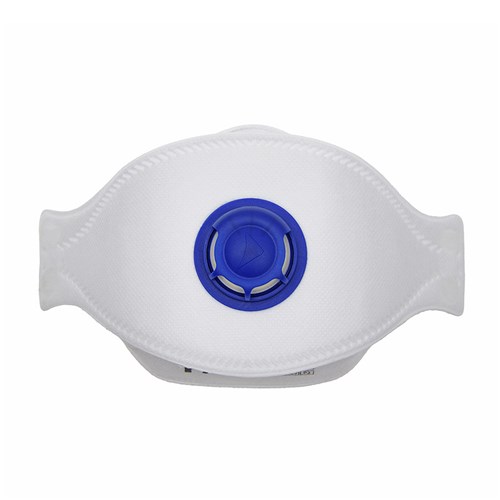 P2 Dust Masks Flat Fold+Valve Box Of 10