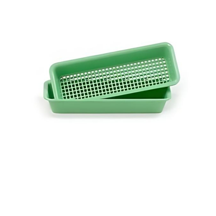 Surgical Perforated Dressing Instrument Trays 200x75x30mm Green