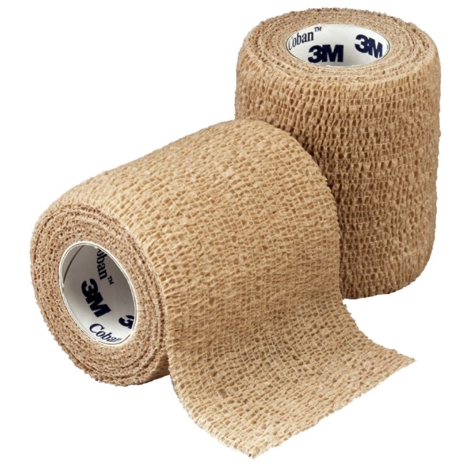 3M Coban Self-Adherent Wrap Tan 10cm X 2m