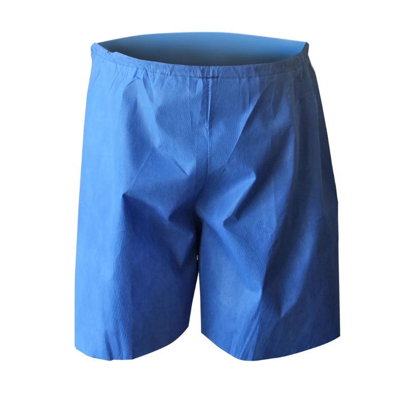 Haines Patient Shorts Dark Blue Medium Carton Of 100