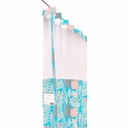 Haines Antimicrobial Medical Curtains With Mesh Top 4.5m x 2.3m Spring Mood