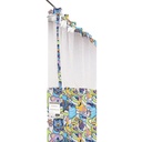 Haines Antimicrobial Medical Curtains With Mesh Top 4.5m x 2.3m Aussie Animal
