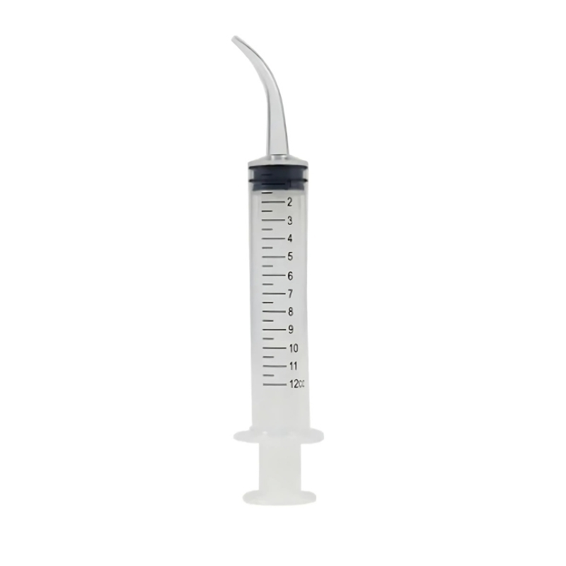 Disposable Irrigation Syringe Curved Tip With Graduation Box Of 50