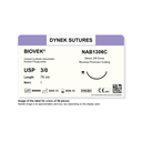 Dynek Biovek Synthetic Absorbable 3/0x76cm On 24mm 3/8 Undyed Beige Sutures NAB1306C Box Of 36