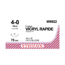 Ethicon Vicryl Rapide Synthetic Undyed 4/0x75cm On 19mm 3/8 Sutures W9922 Box Of 12