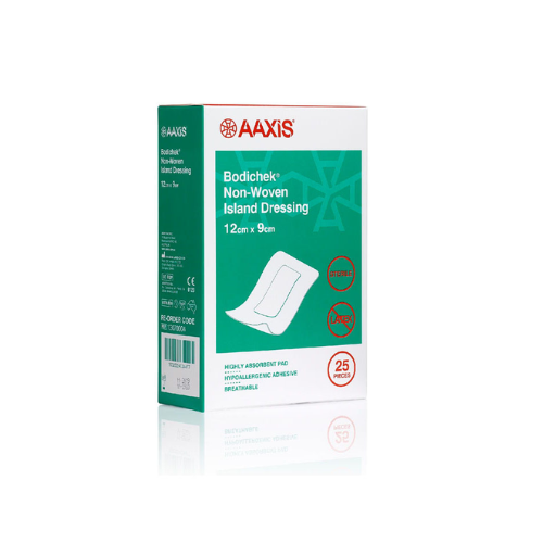 Bodichek Non-Woven Island Dressing 12x9cm Sterile Box Of 25