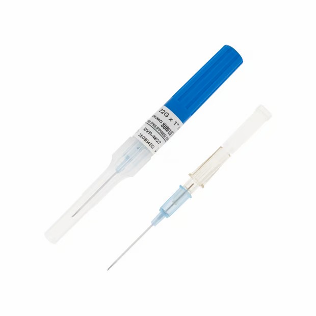 Terumo Surflo IV Cannula 22G x 25mm Blue