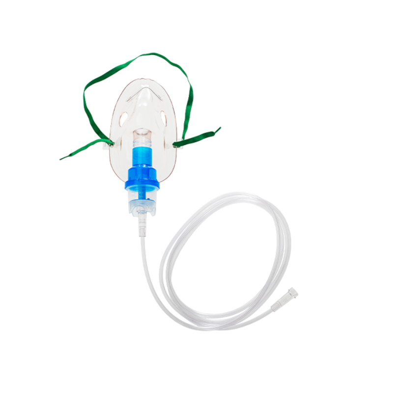 Nebuliser Kit Elongated Shape 10mL Nebuliser Jar 2.1m Clear Tubing