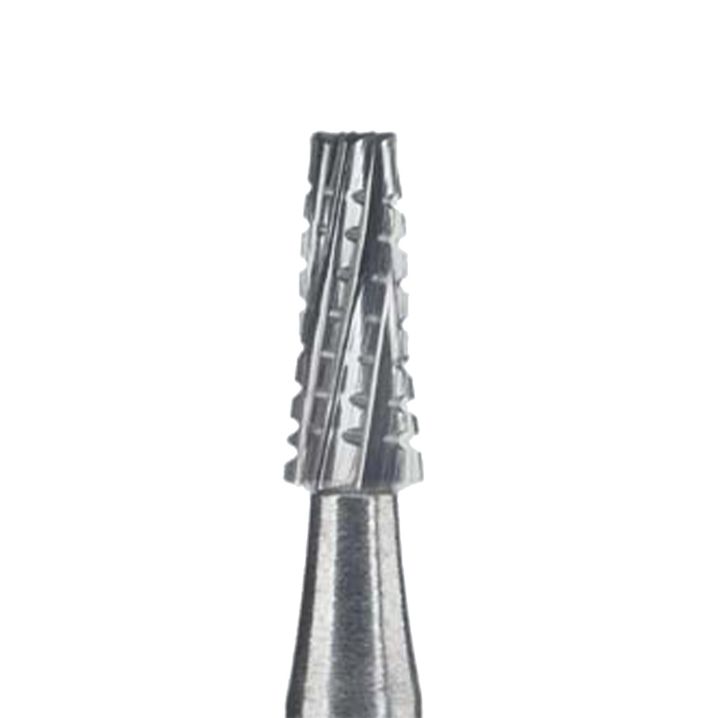 ORAMAX Carbide Surgical Bur HP 701 012 Taper Fissure Flat End Cross Cut 52mm Length Non-Sterile Pack of 5