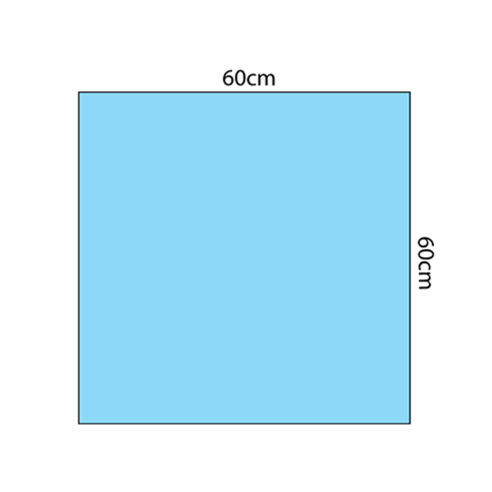 Multigate SmartTab Protex Drape Sheets 60x60cm Blue 29-900 Box Of 100