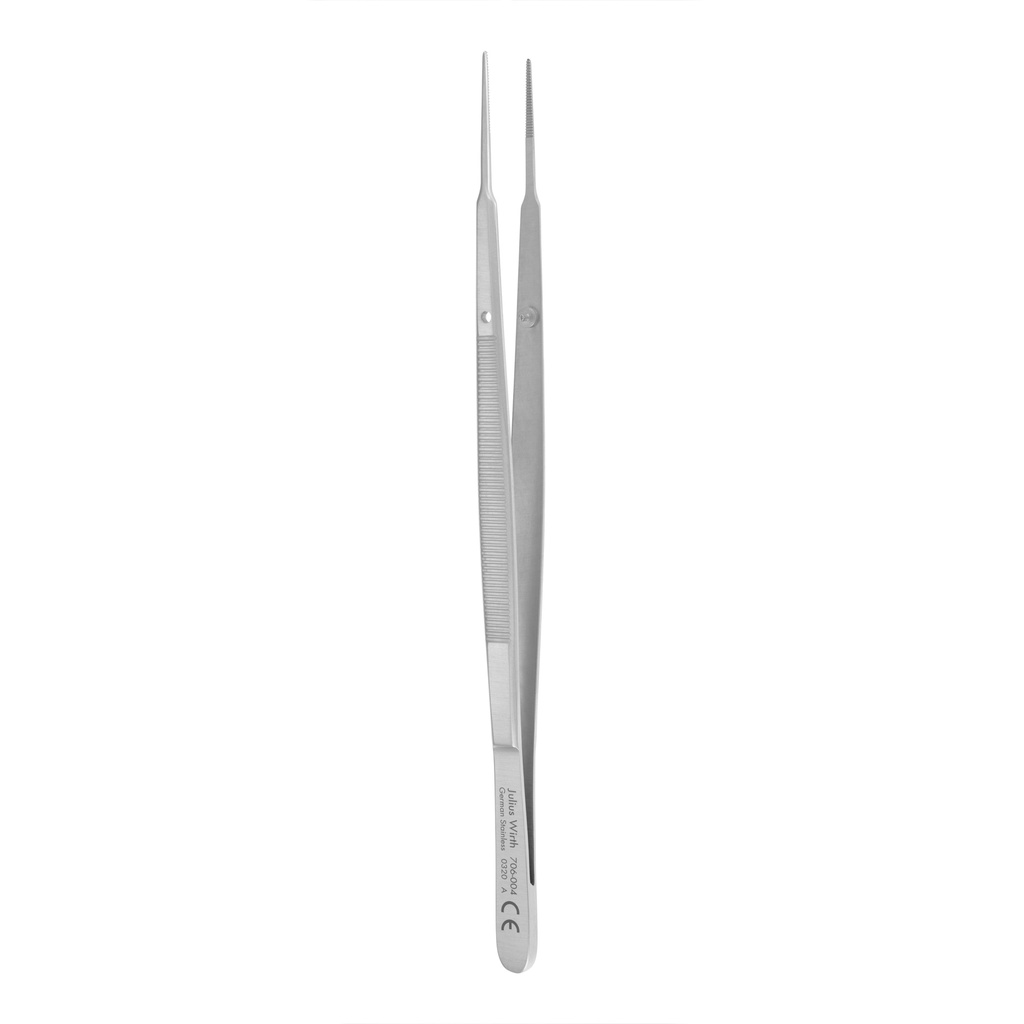 Julius Wirth Tissue Forceps Gerald #7 Straight Serrated