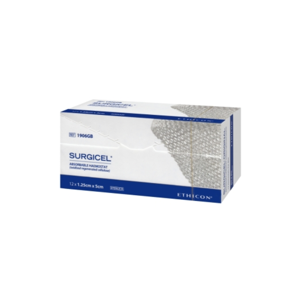 Ethicon Surgicel Haemostat 1.2cm x 5cm Box Of 12