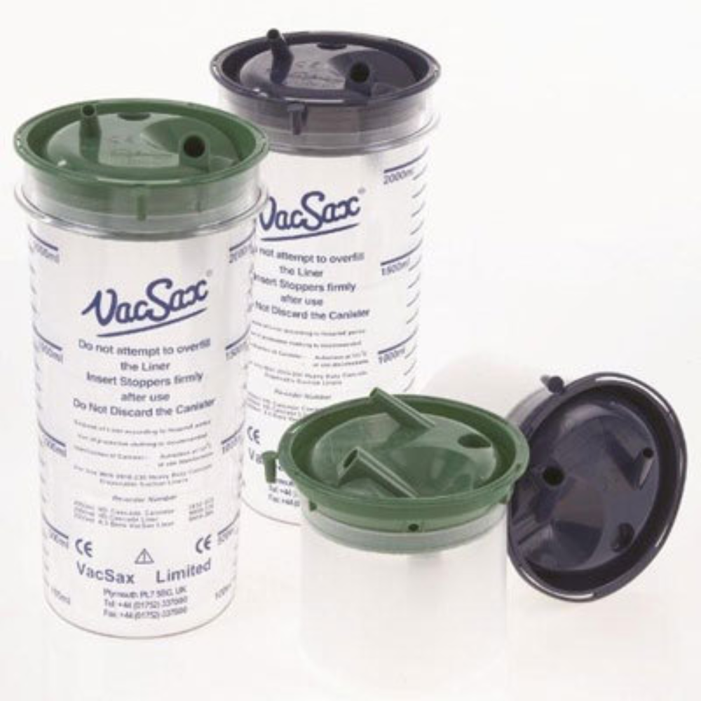 VacSax Bacticlear Disposable Suction Standard Liner 2 Litre