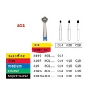 Diaswiss Diamond FG Round Bur 314 801 016 Coarse Pack Of 5