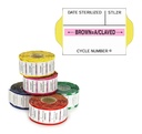 Suretrax Process Indicator Batch Labels Yellow Roll Of 700