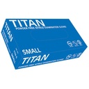 Mediflex Black Titan Nitrile Gloves Small Pack Of 100