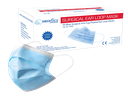 Mediflex Level 2 Surgical Face Masks With Earloops Blue Pack Of 50