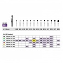 SS White Diamond FG Round 801 524 014 Medium Pack Of 5