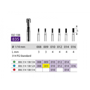 SS White Diamond FG Flat Fissure Bur 314 835 009 Medium Pack Of 5
