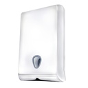 Stella Slim Paper Hand Towel Dispenser Tall White D785