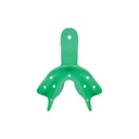 Unident Edentulous Impression Tray Green Small Lower Pack Of 12