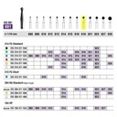 SS White Diamond FG Round Bur 801 534 018 Coarse Pack Of 5