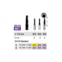 SS White Diamond FG Endo Safe End Taper Bur 314 851 012 Medium Pack Of 5