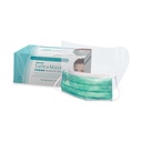 Medicom SafeMask Level 3 Earloop Masks With Visor Teal Pack Of 25