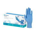Medicom Vitals Textured Nitrile Examination Gloves Blue X-Small Pack Of 100