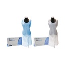 Medicom SafeBasics Disposable Plastic Apron Blue Box Of 50