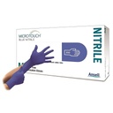 Ansell Micro-Touch Blue Nitrile Powder Free Examination Gloves Box Of 200