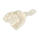 Hager & Werken Miratray Disposable Impression Trays Plastic White Small Lower Pack Of 12