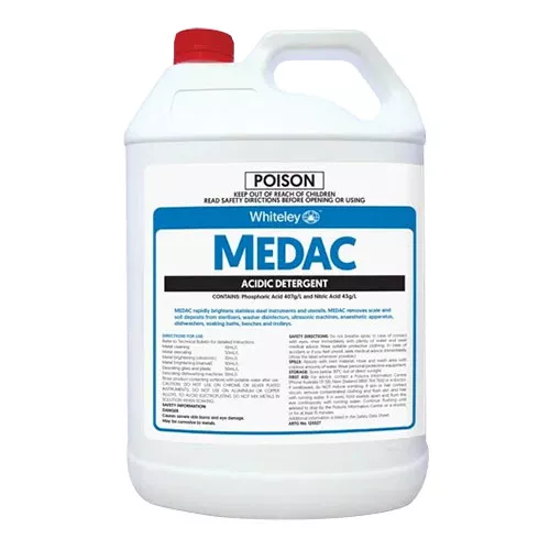 Whiteley Medac Acidic Detergent 5 Litres