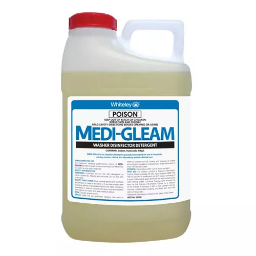 Whiteley Medi-Gleam Washer Disinfector Detergent Wide Neck 5 Litres