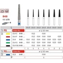 Diaswiss Diamond FG Long Flat End Taper Bur 314 848 010 Coarse Pack Of 5