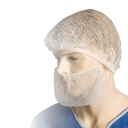 Bastion Polypropylene Beard Cover Double Loop White Carton Of 1000 