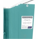 Haines Antimicrobial Medical Curtains 2.5m x 2m Teal Box Of 15