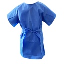 Haines Easy-Wrap No-Gap Gown Dark Blue Paediatric Carton Of 100